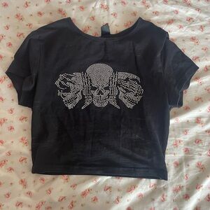 Skull croptop
